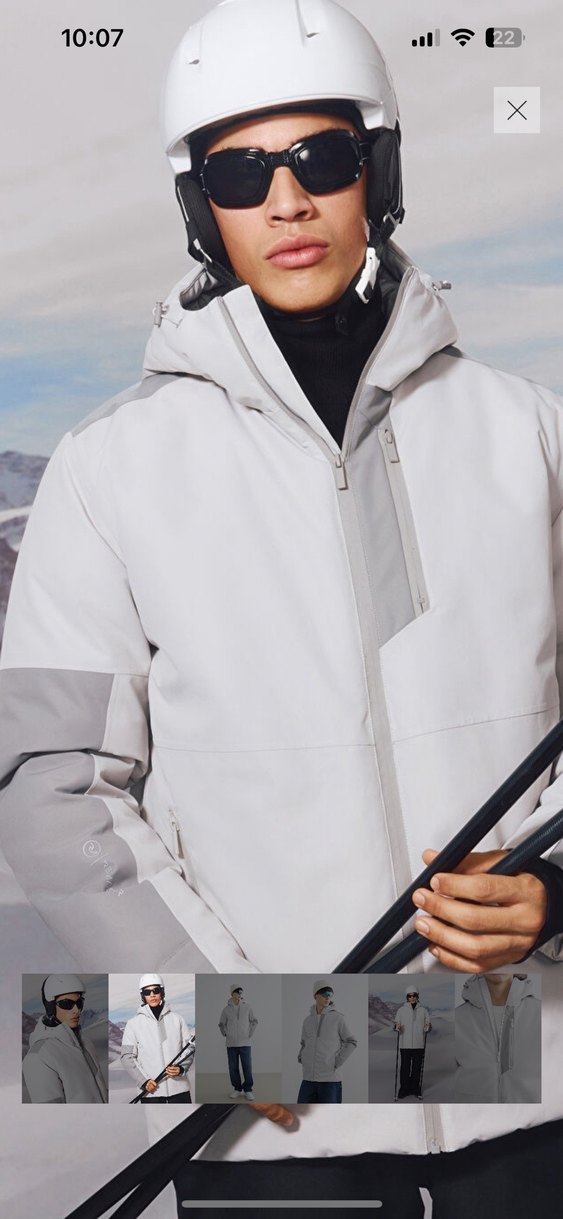 Gri Fermuarlı Erkek Spor Mont Yüksek Yaka - Görsel 2