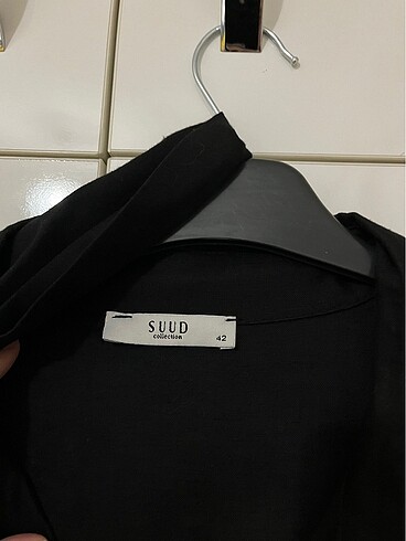 xl Beden siyah Renk suud keten elbise
