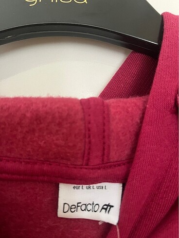 l Beden pembe Renk defacto fit sweatshirt