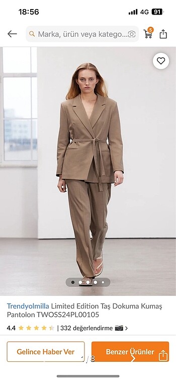 milla blazer ceket pantolon takım