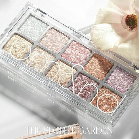 Huda Beauty Romand Rom&nd 00 light and glitter garden far paleti # kore # mi