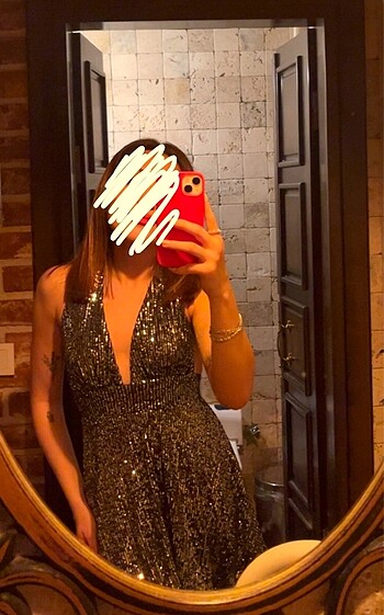 Diğer Mini Pullu Elbise