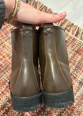 Kahverengi Bağcıklı Erkek Botu - Görsel 6