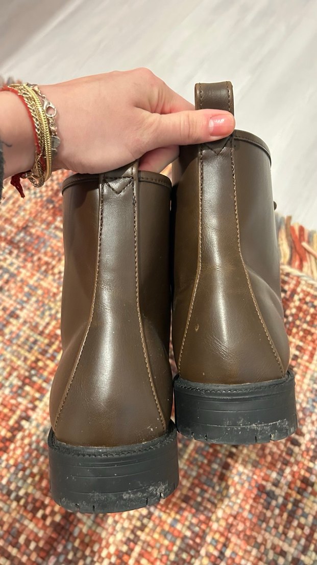 Kahverengi Bağcıklı Erkek Botu - Görsel 4