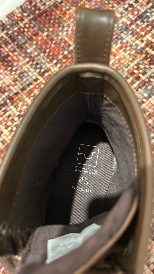 Kahverengi Bağcıklı Erkek Botu - Görsel 3