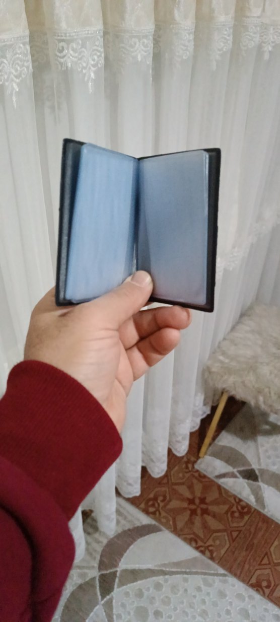 Siyah Minimalist Erkek Cüzdanı - Görsel 2