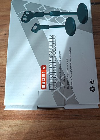 Beyaz Mikrofon Standı - Görsel 2