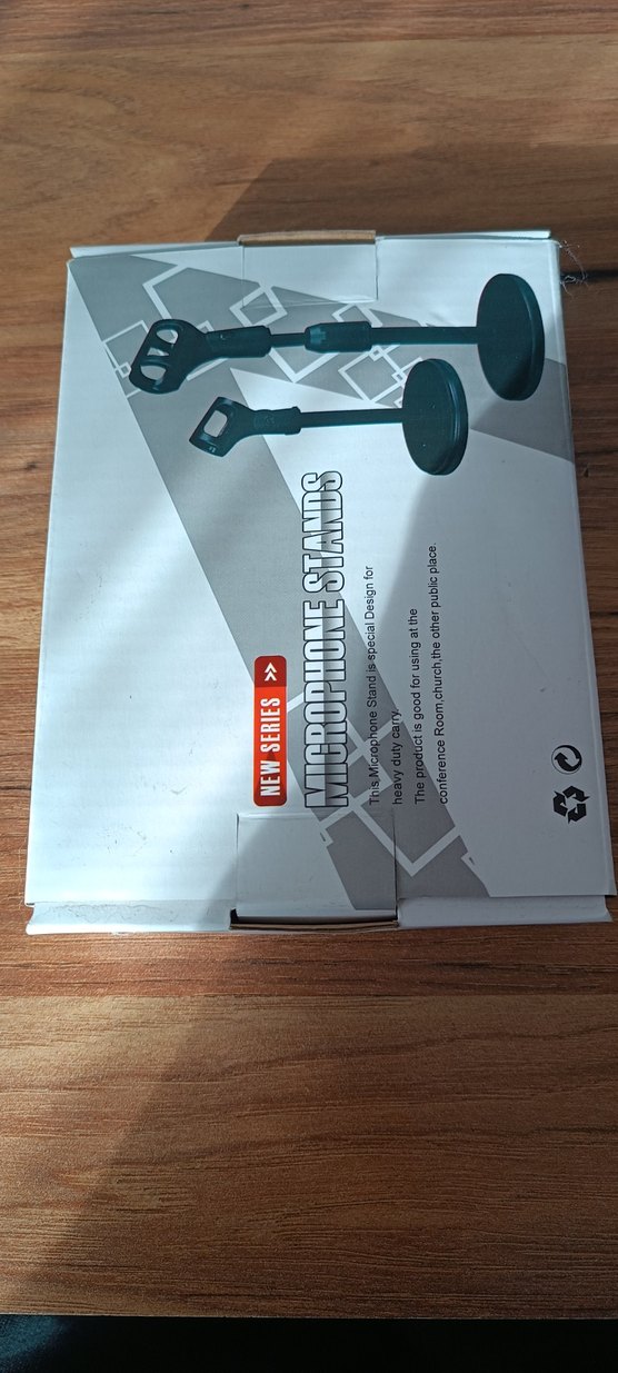 Beyaz Mikrofon Standı - Görsel 2