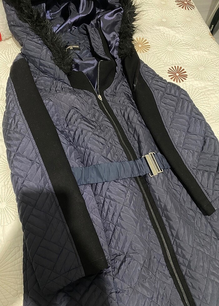 Kadın Uzun pardesü mont - Görsel 3