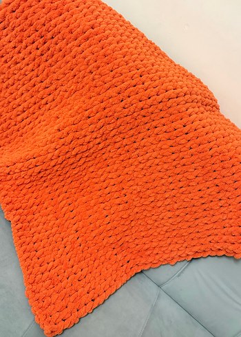 Turuncu Puffy Bebek-Çocuk Battaniyesi - Görsel 2