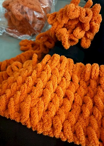 Turuncu Puffy Bebek-Çocuk Battaniyesi - Görsel 3