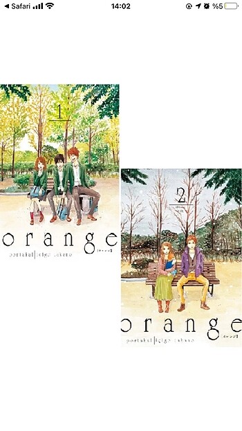 ORANGE 1 2 MANGA TÜRKÇE