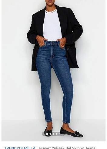 Trendyolmilla Lacivert Skinny Jeans