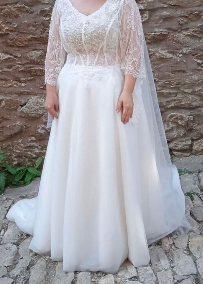 Fransız model gelinlik - Görsel 2