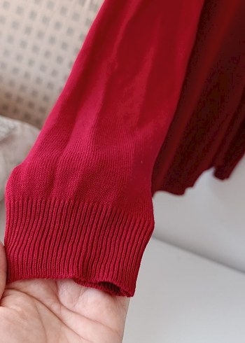 52 Beden Bordo Kadın Salaş Triko Kazak Adet fiyatı dır