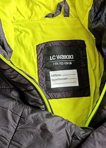 LC Waikiki Fermuarlı Gri Erkek Çocuk Mont