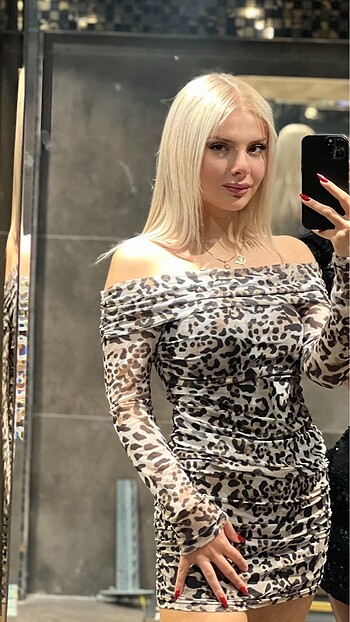 leopar elbise