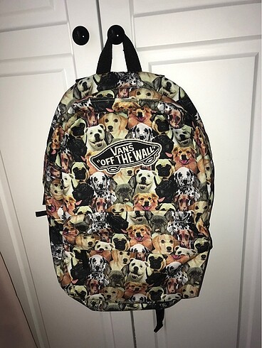 vans köpek desenli sırt çantası