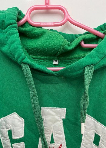 GAP Yeşil Kapüşonlu Sweatshirt - Görsel 2
