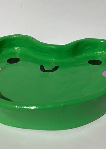 Yeşil Kurbağa Tasarımlı takı tabağı - Görsel 2