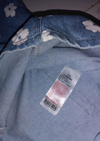 7 Yaş Beden mavi Renk LC Waikiki kız çocuk Jean elbise / salopet