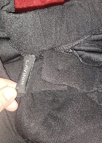 Diğer Kız Siyah Dar Kesim Yırtmaçlı Pantolon
