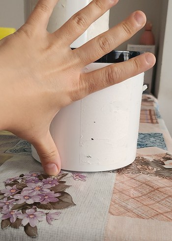 Diğer Beyaz Üçlü Modern Vazo Seti