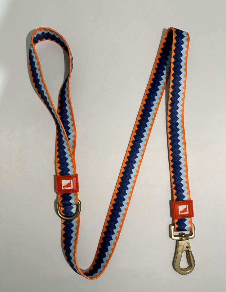 Renkli Zigzag Desenli Köpek Tasması - Görsel 2