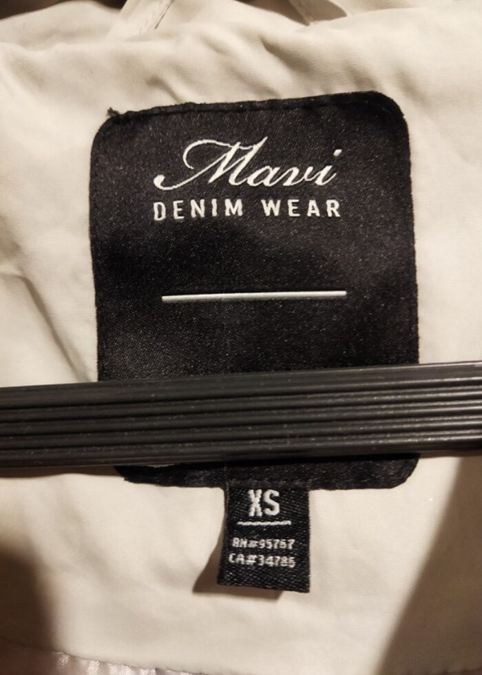 Bej Şişme Mont - Görsel 5