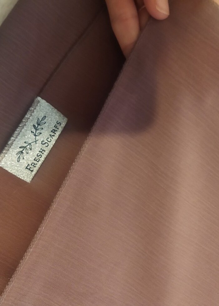 Gül Kurusu Renginde Şal - Görsel 3