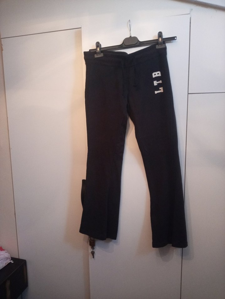 Siyah Kemerli Kadın Eşofman Altı - Görsel 2