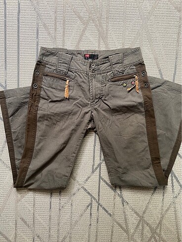 Diesel vintage boru paça kumaş pantolon