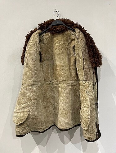 American Vintage Y2k vintage peluş tüylü afgan kaban