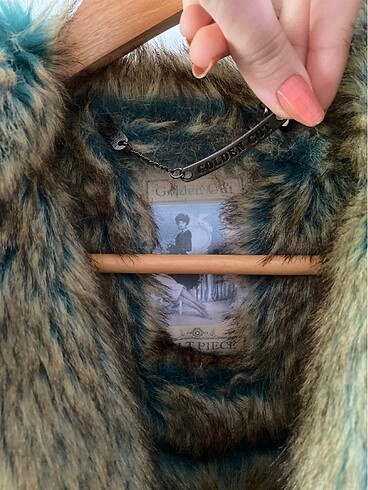 Isabel Marant Vintage nubuk haki kürk ceket