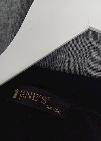 Siyah Kadın Keten Salaş Bluz - Görsel 2