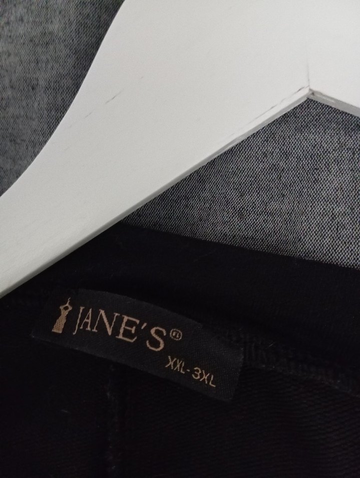 Siyah Kadın Keten Salaş Bluz - Görsel 2