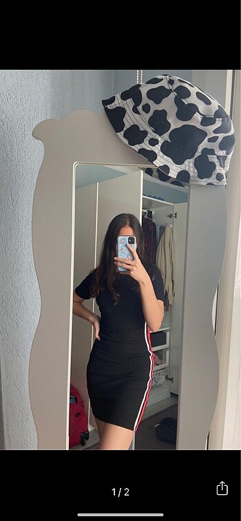 H&M siyah elbise