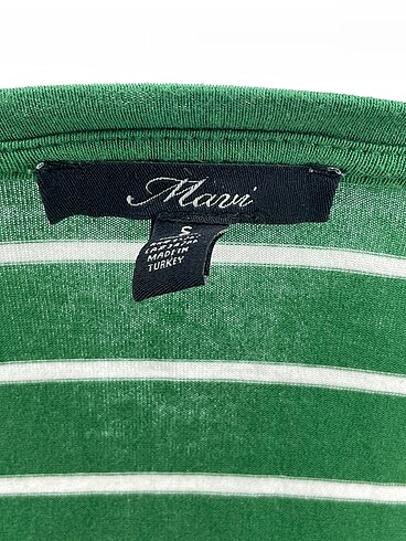 s Beden yeşil Renk Mavi Jeans T-shirt %70 İndirimli.