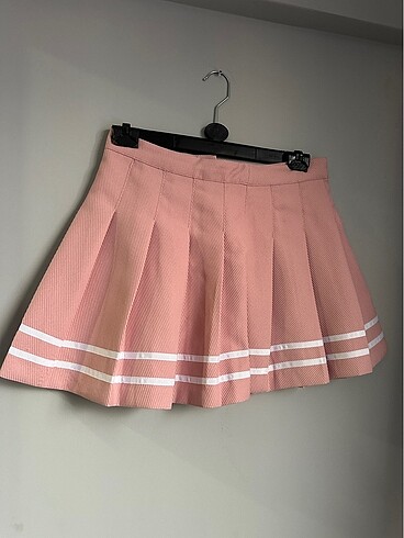 H&M pileli mini etek