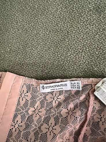 xl Beden Stradivarius dantel büstiyer