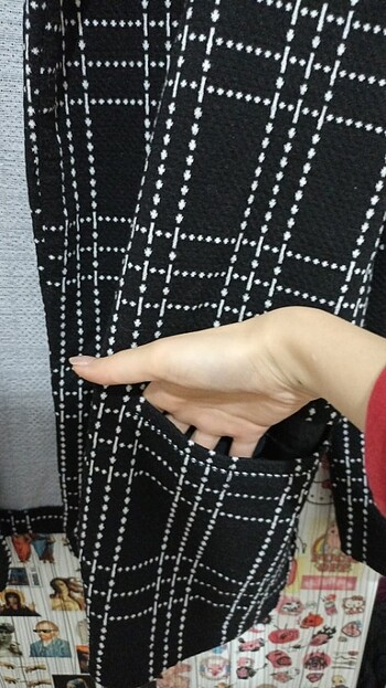 LC Waikiki Ceket 2xl cepli düğmesiz çizgili güzel bir parça