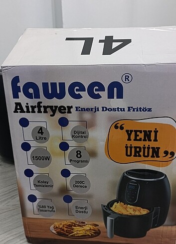  Beden Renk Faween airfryer 4 lt 