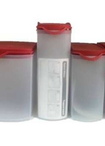 Tupperware oval dizayn 5 li set
