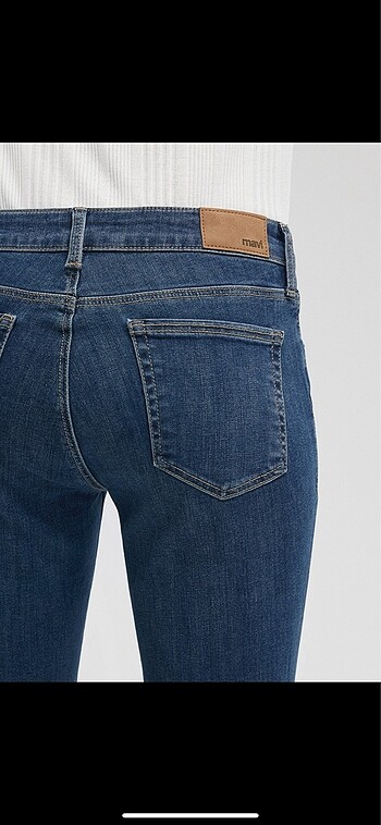 26 Beden ADA CASUAL VİNTAGE KOYU MAVİ JEAN PANTOLON