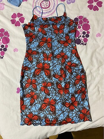 Urban Outfitters Y2k kelebekli elbise