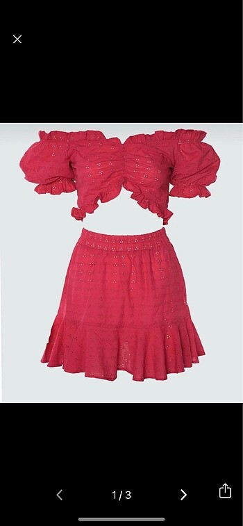 Trendyol & Milla Takım etek crop