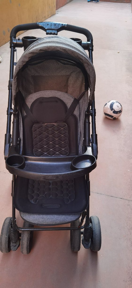 Gri Bebek Arabası - Görsel 5