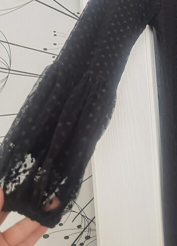 Siyah tesettur elbıse - Görsel 5