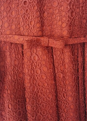 Dantelli komple astarli tesettur elbıse - Görsel 10