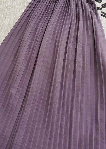 Düğmeli lila tesettur  ikili takim - Görsel 9